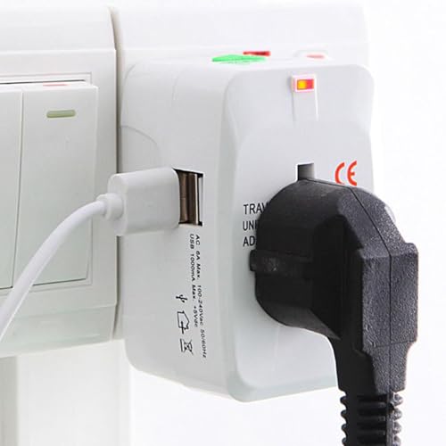 Adaptador de tomada internacional, carregador de parede internacional | Conversores de adaptadores d