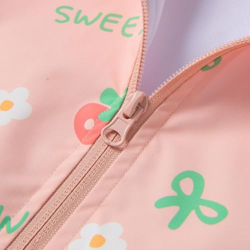 Image of HZXVic Toddler Boys Raincoat Waterproof,Lightweight Kids Rain Poncho Jacket Windbreaker Outwear Coat