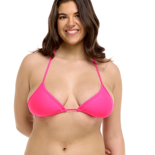 Body Glove Smoothies DITA Solid Slider Triangle Bikini Top for Women