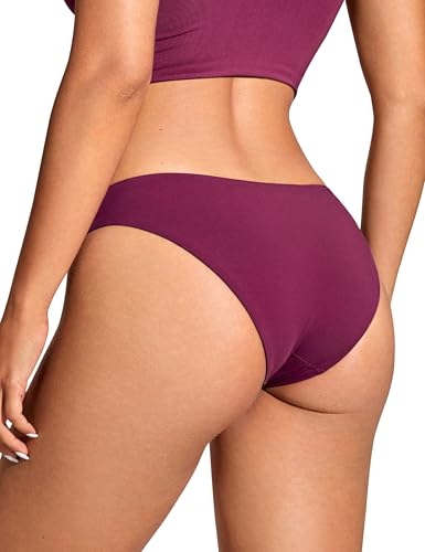 Image of CRZ YOGA Low Waisted Bikini Bottoms | Mid Cut Leg, Medium Bum Coverage, Full Lining, Swim, Bathing Suit Briefs for Women