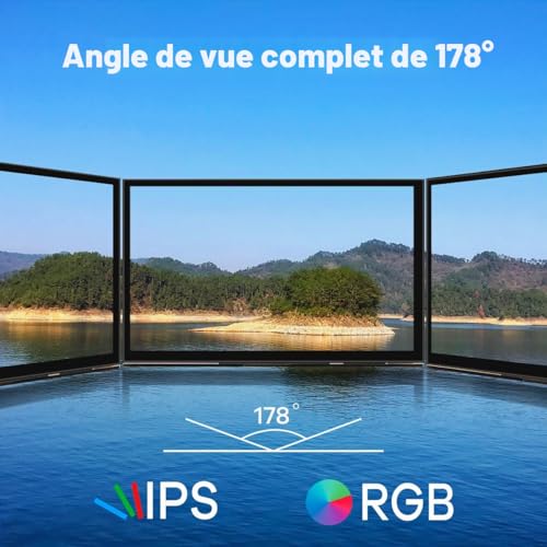 Écran Tactile 7 Pouces IPS LCD pour Raspberry Pi par LAFVIN avec Résolution 1024x600 HDMI