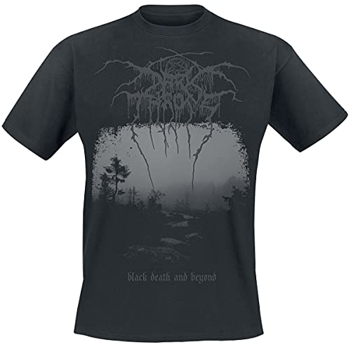 Darkthrone Black Death and Beyond - Camiseta para Hombre, Color Negro, Negro, L