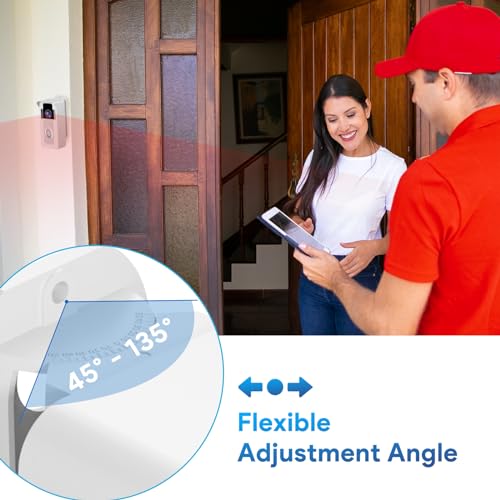 image for Satisure Anti-Theft Doorbell Angle Mount Compatible with Ring/Blink Vi