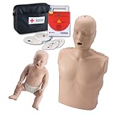 CPR Instructor Basic Starter Kit - Prestan Manikins (Medium Skin Tone) with CPR Rate Monitor - 1...