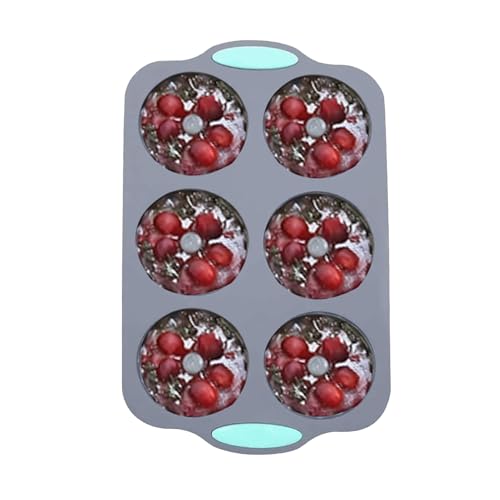 Moldes Para Hielo - 6 Cavidades Temática Navideña Suministros Flexibles para Manualidades - Molde de Silicona en Forma de Corona para Cócteles - Uso en Congelador Postres Repostería
