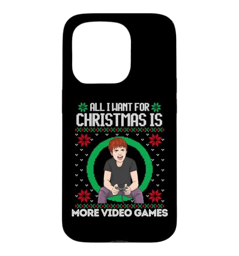 All I Want For Christmas Is More �r�f�I�Q�[�� �j�̎q ���̎q �Q�[�}�[ �X�}�z�P�[�X iPhone 15 Pro �p
