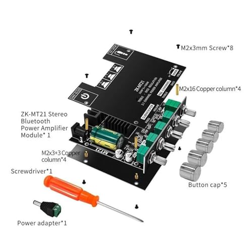 Module d'amplificateur audio pour réparer un système 2.1 ou fabriquer une enceinte