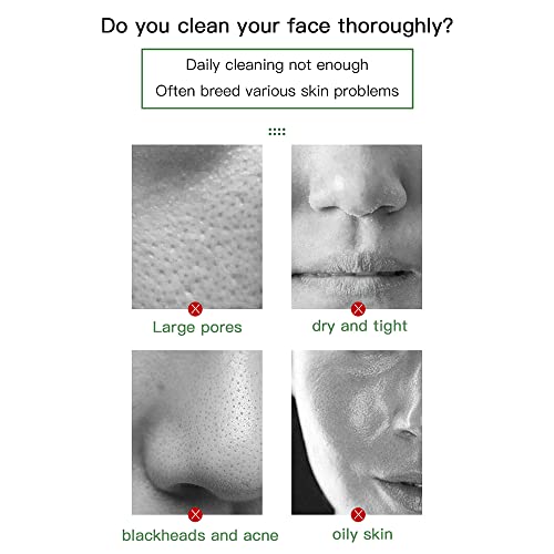 Máscara em bastão de chá verde Máscara de lama facial hidrata profundamente, limpa, remove cravo e b