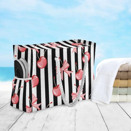 Image of senya Large Beach Bags Totes Swim Canvas Tote Shoulder Bag Water Resistant Bags for Gym Travel Daily