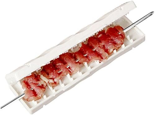 Imall Quick Skewer Rapid Wear Meat Tool Meat Skewer Machine Kebab Skewering Machine Meat Grinder Box for BBQ