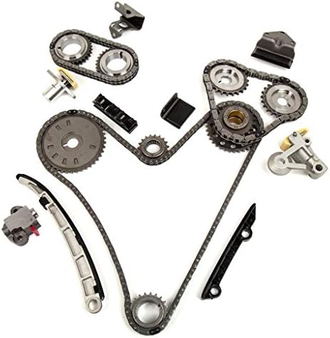 Evergreen TK8011 Timing Chain Kit Compatible With 06-08 Susuzki Grand Vitara 2.7L DOHC V6 H27A