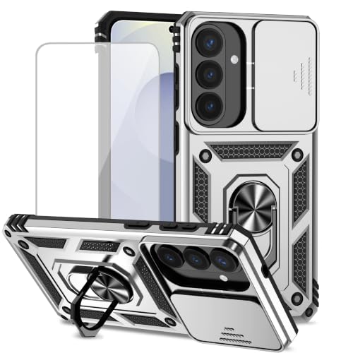 Coque Galaxy S26 Plus antichoc avec vitre écran et clapet objectif photo