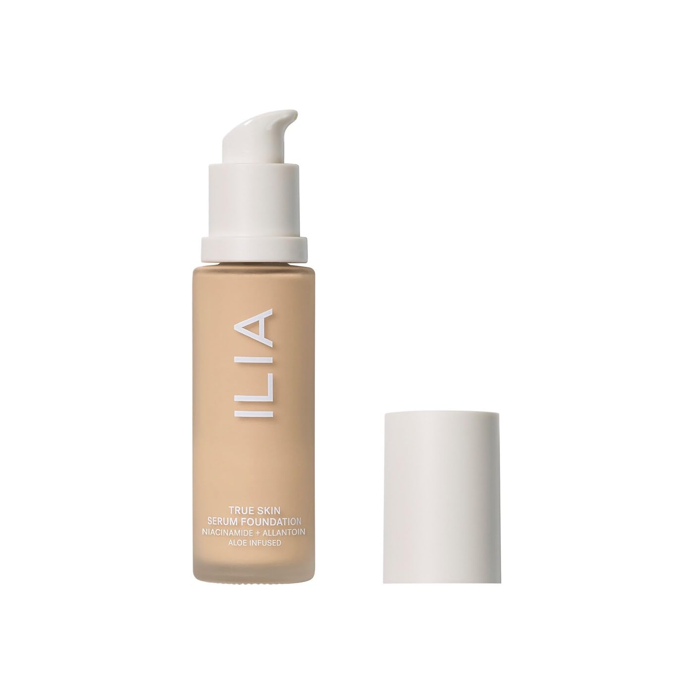 ILIA True Skin Serum Foundation Molokai SF2.5 - Buildable Medium Coverage, Vegan, Non-Comedogenic, Weightless Skincare Makeup for Sensitive Skin