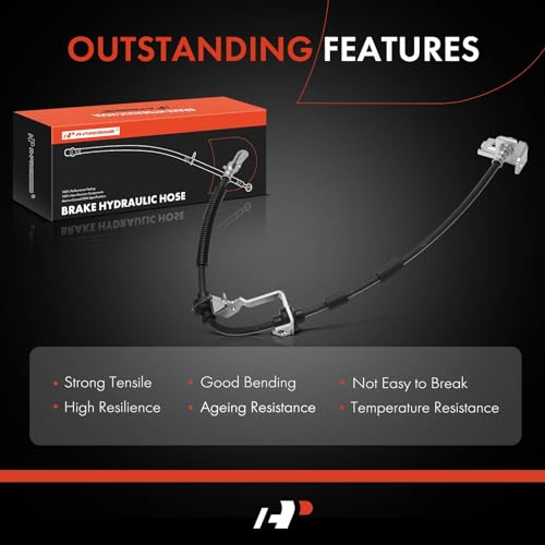 A-Premium Front Driver Brake Hydraulic Hose Compatible with Ford by A-Premium - Used condition - Image 6