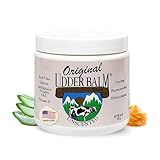 Original Udder Balm Unscented Jar - Made in USA - Hypoallergenic, Dry Skin Relief for Hands, Feet & Face, Moisturizer for Sensitive, Cracked Dry Skin, 16 Fl Oz