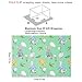 RUSPEPA Easter Wrapping Paper Sheets, Spring Gift Wrap Paper with Wildflower Bunny Chick Egg Patterns Perfect for Easter Party, Spring Gifts, 12 Folded Sheets, 19.68 X 27.5 Inch