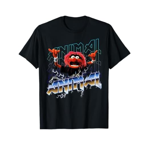 Disney The Muppets Animal Rock Portrait Camiseta