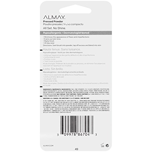 Miniatura 3 de ALMAY El medio de polvo prensado se une a lo profundo (el embalaje puede variar)