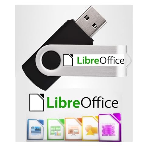 LibreOffice 2026 Home – Étudiant – Professionnel – Business | Compatible avec Microsoft Office Word Excel PowerPoint | Logiciel sur clé USB pour PC Windows 11 10...
