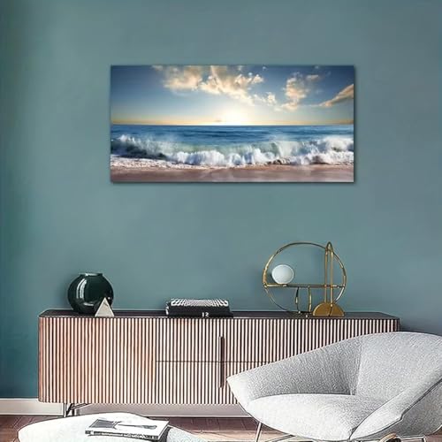 Image murale grand format plage et vagues de l'océan pour évader votre esprit - 3