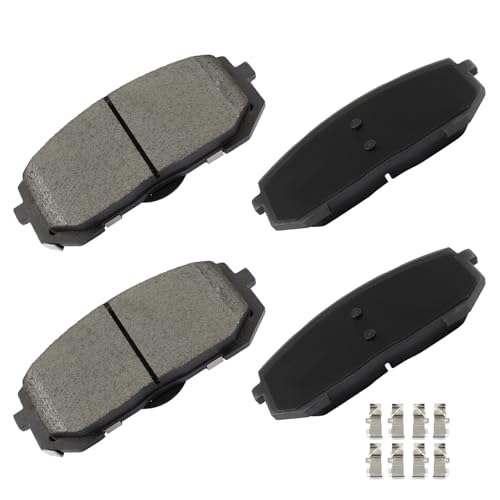 Image of cciyu D2302 Brake Pads w /Hardware Front Disc Brake Pad Set