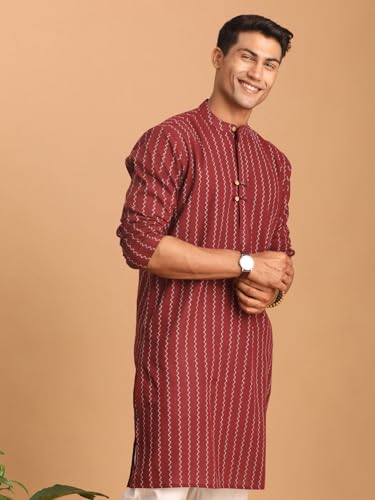 Image of Vastramay Men's Cotton Kurta for Navratri