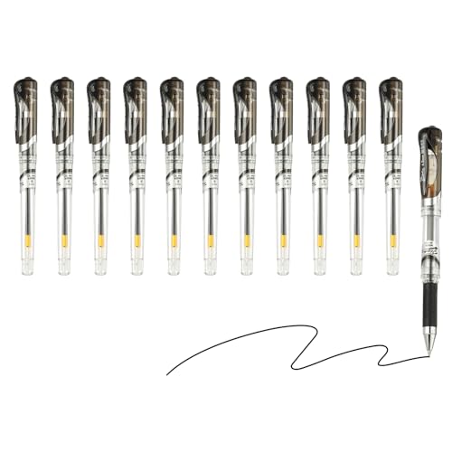 Bolígrafos Roller M&G 0.5mm, 12 unidades tinta negra miniatura 1