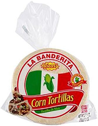 La Banderita, White Corn Tortillas , Count 1 - Mexican Food / Grab Varieties & Flavors