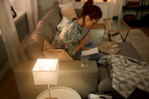Philips Hue White, ampoule LED connectée Luster E14, compatible Bluetooth, fonctionne avec Alexa, Google Assistant et Apple Homekit