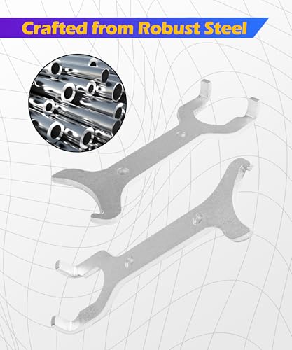 Image of SCUARI Spanner Wrench,Car Accessories Shock Spanner Wrench,Motorcycle Shock Spanner Wrench,Motorcycle Rear Shock Adjustment Spanner Wrench Tool,Used to Adjust the Spring Preload or Adjust the Height