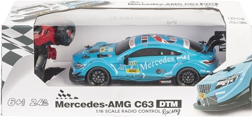 Mercedes AMG C63 1:16 Voiture Radiocommandée Bleue pour Passionnés de Modélisme