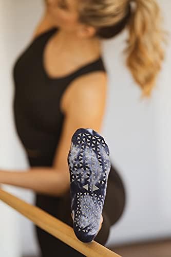 TAVI Women’s Savvy Grip Socks, Multi-Pack - Non Skid, Barre Grips, Slipper Socks for Pilates, Yoga, and Ballet for Women - Image 3