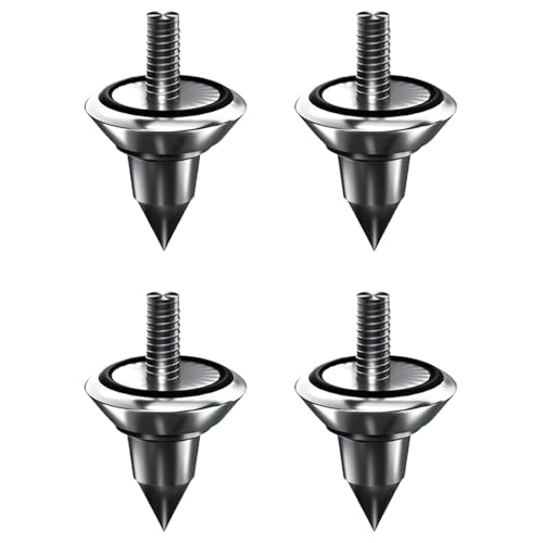 Pied clou M8 pour amplificateur hifi et haut-parleur avec support isolant