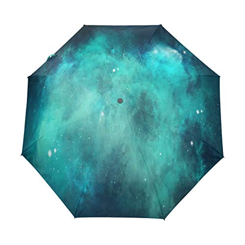 Parapluies pliant coupe-vent automatique bleu protection UV univers voyage