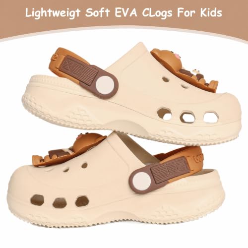 Image of Toddler Little Kids Clogs Slippers Sandals, Non-Slip Girls Boys Clogs Slide Lightweight Garden Shoes Slip-on Beach Pool Shower Slippers