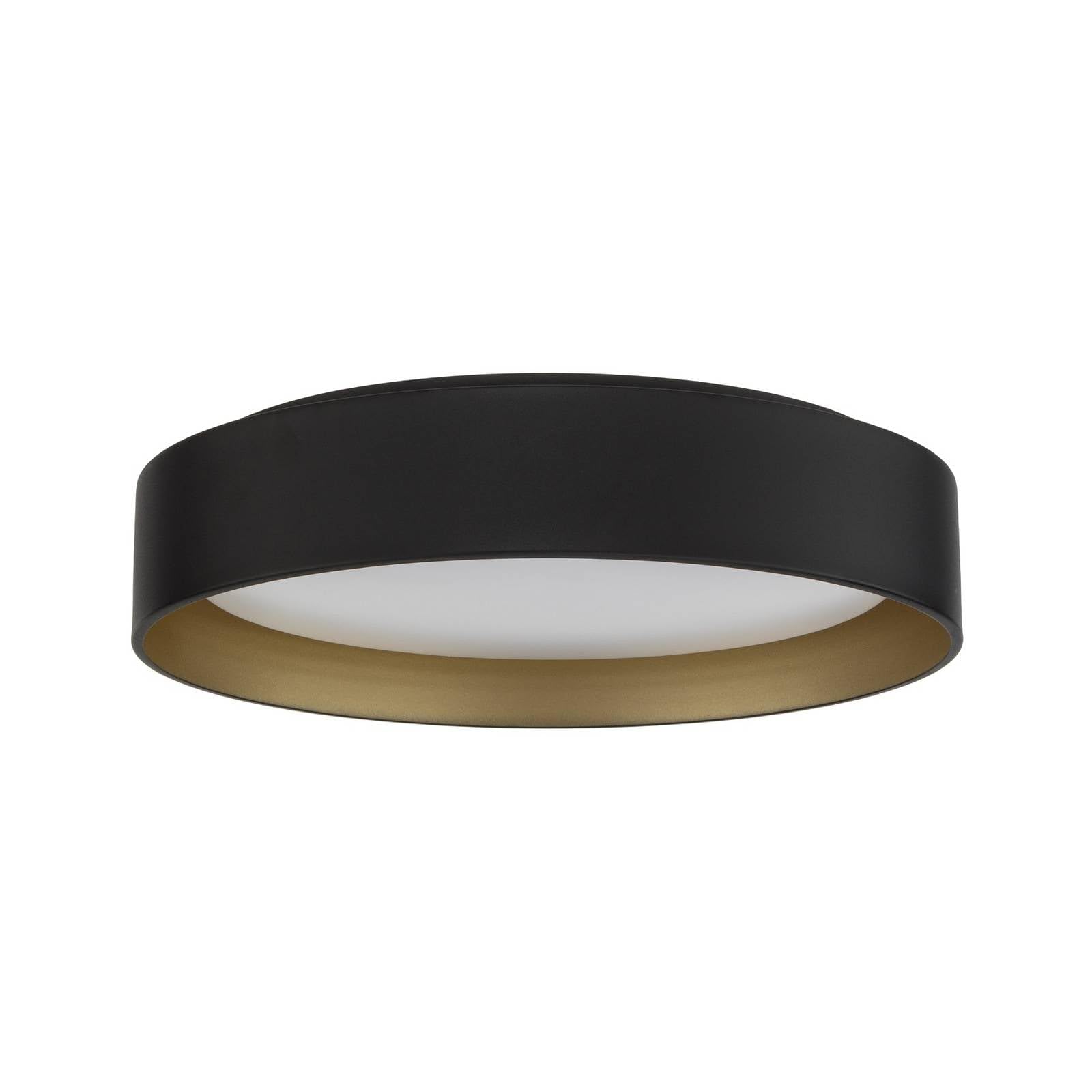 Lindby Plafoniera LED dimmerabile a controllo remoto (Moderno) colore Nero, ad es. Soggiorno & Sala da pranzo lampadina inclusa lampada plafoniera