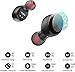 TOZO T6 True Wireless Earbuds Bluetooth Headphones Touch Control with Wireless Charging Case IPX8 Waterproof TWS Stereo Earphones in-Ear Built-in Mic Headset Premium Deep Bass for Sport Black