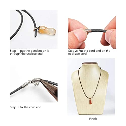 Cordón encerado ajustable para collares veraniegos de bisutería creativa e impermeable 4