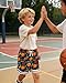 Cozople Boys Athletic Shorts Fashion Basketball Shorts with Side Pockets Size 8 Breathable Mesh Shorts for Running