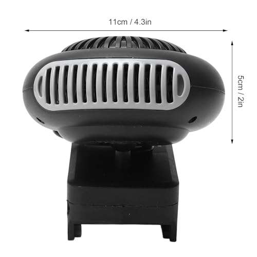 Portable Electric Car Heater 170W Smart Thermostat Windshield Defroster for WA3551 18V Battery 2 USB Ports 2 Temp Levels 50-80℃ 180° Rotatable Quiet Office Dorm Use by Hyuduo - Image 4