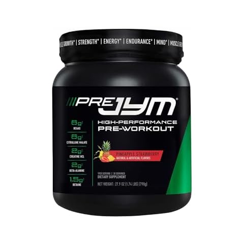 JYM Pre-Workout Powder - Pineapple Strawberry Flavor Cover