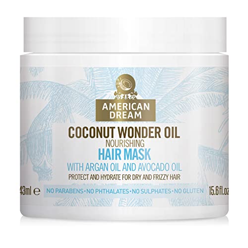 Coconut Wonder Oil Nourishing Hair Mask with Argan Oil & Avocado Oil, White, 443 ml (Pack of 1)
