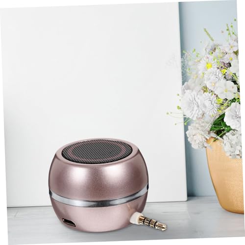 KONTONTY A5携帯電話用ミニスピーカー 外部サブウーファー 3.5mmオーディオ入力 携帯電話対応 コンパクト設計 スマートフォンやタブレット向け