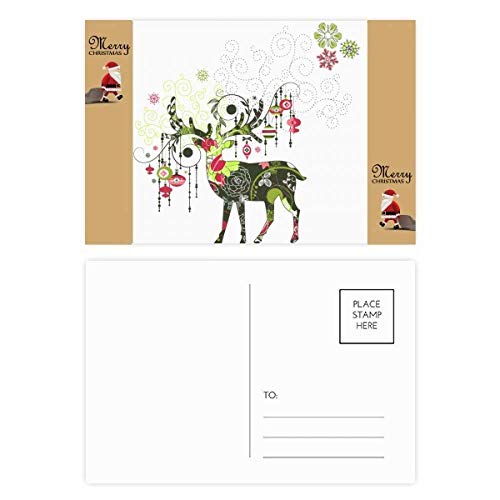 Cartes postales Père Noël et lanterne pour partager la magie d'hiver