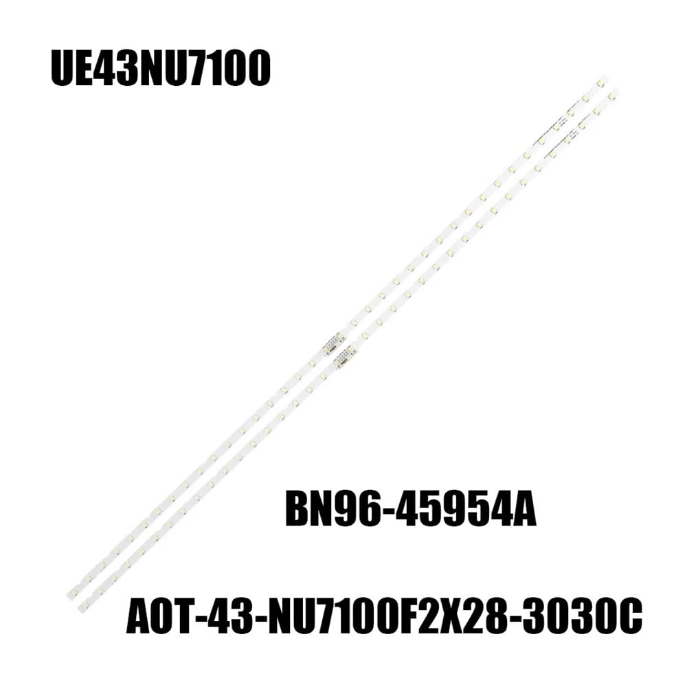 Striscia di retroilluminazione 28 lampade Adatto a TV da 43" UE43NU7100 AOT_43_NU7100F_2X28_3030C BN44-00947A UE43NU7120 UE43NU7170 BN96-45954A pezzi di ricambio