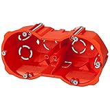  5x Hohlwanddose 2-fach Abzweigdose Hohlraumdose Doppel Schalterdose Ø 60 x 63 mm