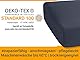 npluseins 2er Pack Spannbezüge für Nackenkissen Gesundheitskissen 959.1234, M, 35-40x55-60 cm, anthrazit