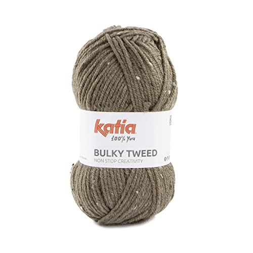 Katia Bulky Tweed en acrylique en pelotes de 100 g et 150 mètres ...