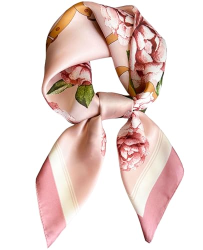 Dailyacc Hair Bandanas Scarf For Women Lightweight Fashion Neck Silk Satin Head Scarves For Sleeping Handbags Scarf-22