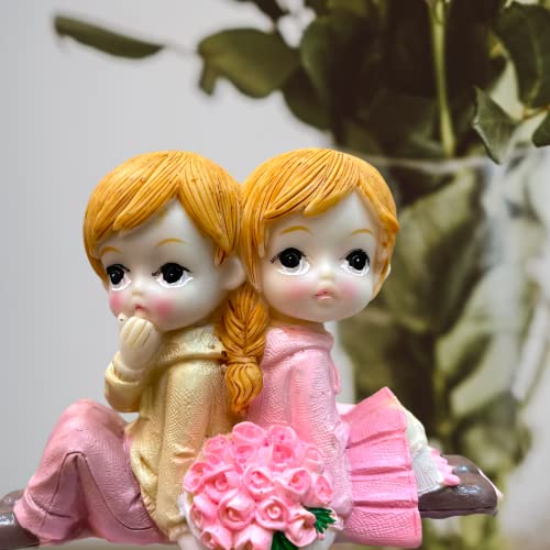 Image of AUGEN Polyresin Love Idol Statue Showpiece for Home Decor Decoration and Gifting (7671-C, 12cm)